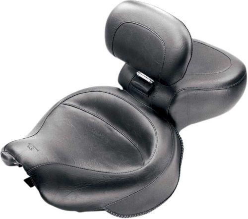 Mustang - Mustang Wide Touring One-Piece Seat with Driver Backrest - Vintage - 79239