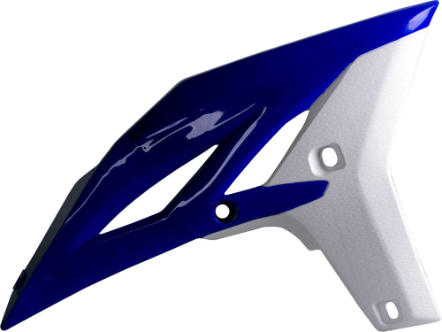 Polisport - Polisport Radiator Shroud - YZ Blue/White - 8413700006