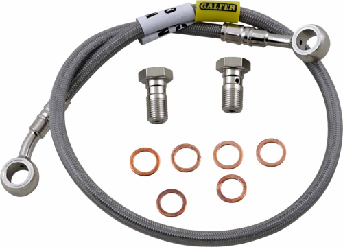 Galfer Brakes - Galfer Brakes Stainless Steel Rear Hydraulic Brake Line Kit - FK003D114R