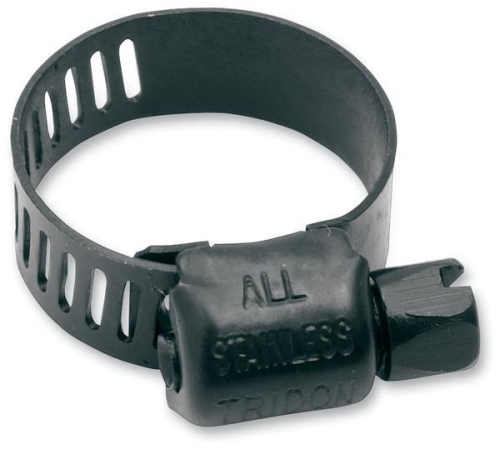 Jagg - Jagg Oil Cooler Black Worm-drive Hose Clamps for 3/8in. hose, 10 pk - HC78-10