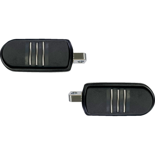 Drag Specialties - Drag Specialties Sweeper Foot Pegs - Black - FX - 1620-2480