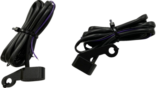 Drag Specialties - Drag Specialties LED Handlebar Marker Light - Black with Smoke Lens - 2040-3057