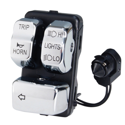 Drag Specialties - Drag Specialties Canbus Handlebear Switch - Left - Chrome - 0616-0386