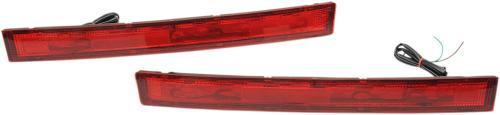 Parts Unlimited - Parts Unlimited Replacement Red Lens Kit - 2040-0345