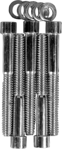 Drag Specialties - Drag Specialties Transmission Side Cover Chrome Socket-Head Bolt Set - Smooth - MK357S