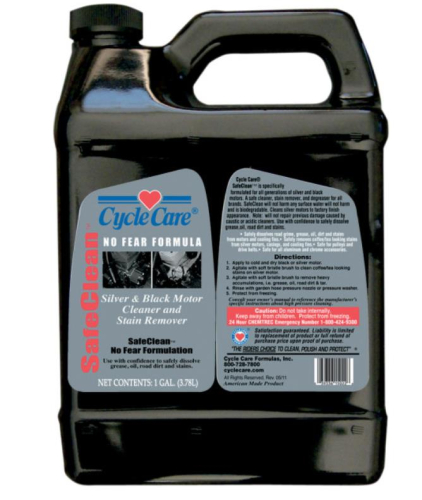 Cycle Care Formulas - Cycle Care Formulas Safe Clean Silver and Black Engine Cleaner - 1 gal. - 15128