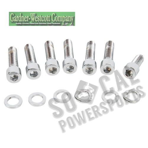 Gardner-Westcott - Gardner-Westcott Transmission Top Cover with Sensor Mount Chrome Steel Socket-Head Bolt Kit - P-88-39