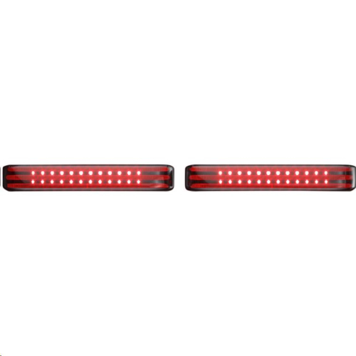 Custom Dynamics - Custom Dynamics Probeam Sequential LED Saddlebag Light - Gloss Black With Smoke Lens - PB-SBSEQ-SS8-BS