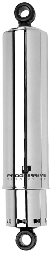 Progressive Suspension - Progressive Suspension 412 Series 13.5in. Shocks with Covers - Chrome - 412-4029C