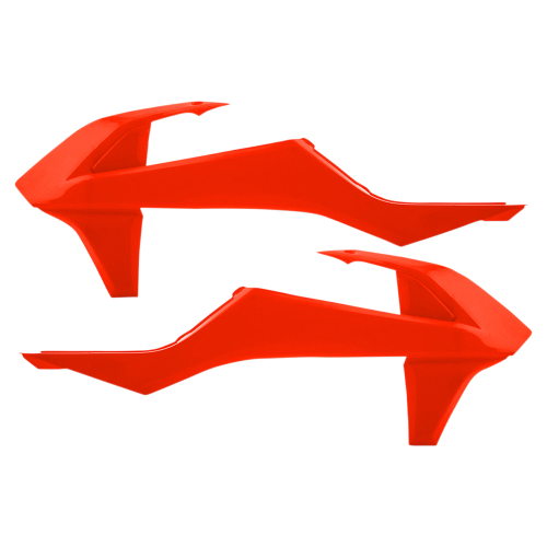 Acerbis - Acerbis Radiator Shrouds - Flo Orange - 2421084617