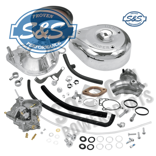 S&S Cycle - S&S Cycle Shorty Super Carburetors Kit - Super G - 11-0451