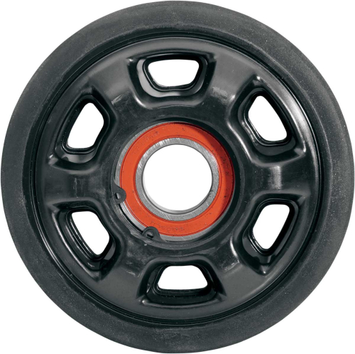 Parts Unlimited - Parts Unlimited Idler Wheel - 130mm x 1in. (No Insert) - Black - R0130F-2 001E