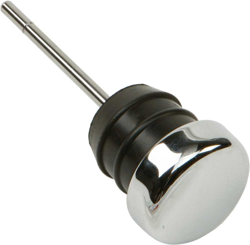 HardDrive - HardDrive Chrome Oil Filler Cap wit Short Dipstick - 02-006