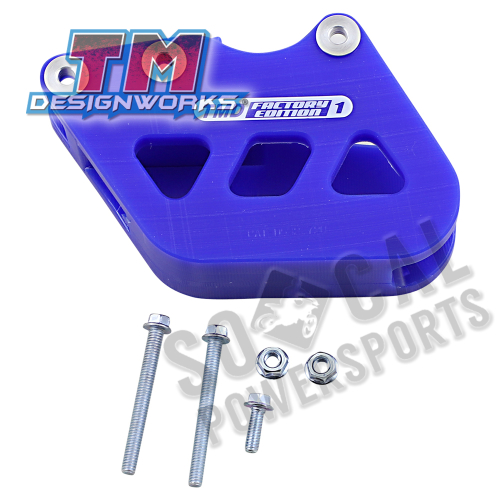 T.M. Designworks - T.M. Designworks Factory Edition 1 Rear Chain Guide - Blue - RCG-YSM-BU