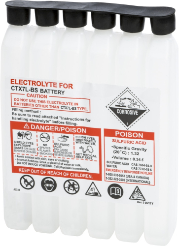 Fire Power - Fire Power Sealed Battery Electrolyte Pack - 340CC CTX