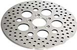 HardDrive - HardDrive Drilled Vented Front Brake Rotor - Stainless Steel Polished - 144602