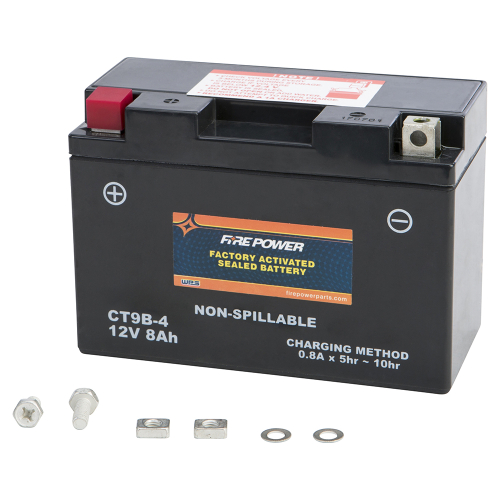 Fire Power - Fire Power Factory Activated Maintenance Free Sealed Battery - CT9B-4