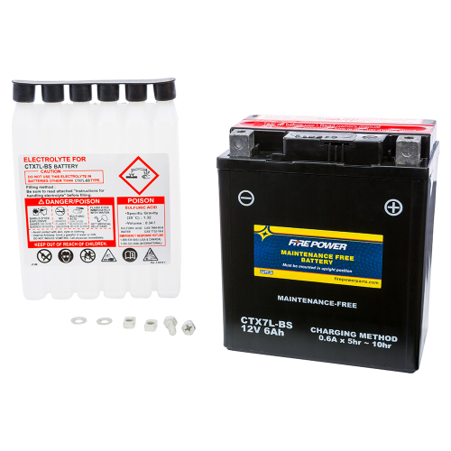 Fire Power - Fire Power Sealed AGM Battery - CTX7L-BS