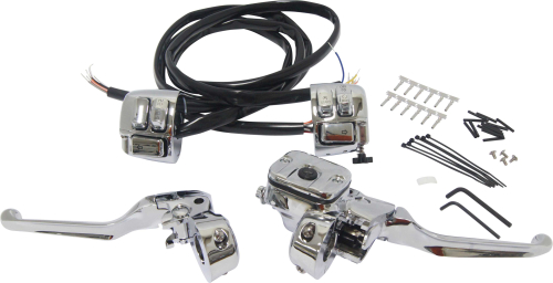 HardDrive - HardDrive Handlebar Controls with Switches - 11/16in. - Chrome - 26-128