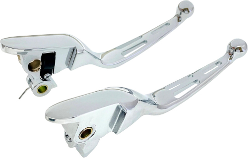 HardDrive - HardDrive Custom Levers - 3-Slot - Chrome - 053846