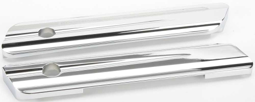 HardDrive - HardDrive Saddlebag Latch Covers - Machined Finish Chrome - HE-104611-E