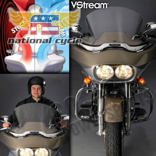 National Cycle - National Cycle VStream Windshield - 15.25in./Clear - N20422