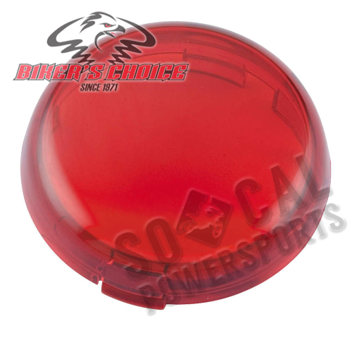 Bikers Choice - Bikers Choice Replacement Lens for Bullet Turn Signals - Red - 489941