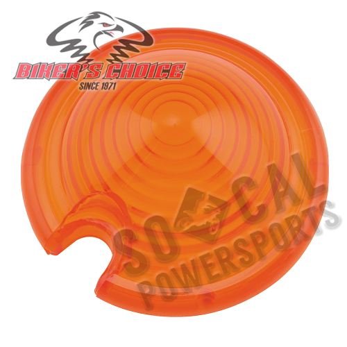 Bikers Choice - Bikers Choice Custom Bullet Light Replacement Lens - Amber - 492569