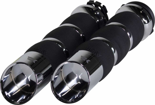 Khrome Werks - Khrome Werks Edge Grips - Air Cushion - Chrome - 500270