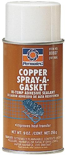 Permatex - Permatex Copper Spray-A-Gasket - 12 oz Aerosol - 80697