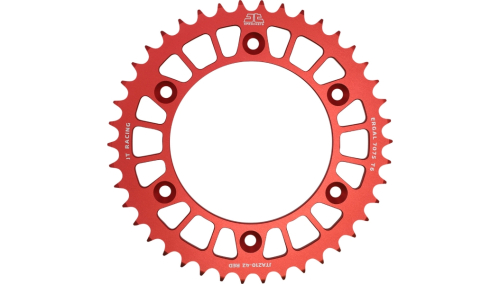 JT Sprockets - JT Sprockets Racelite Aluminium Rear Sprocket - 44T - JTA210.44RED