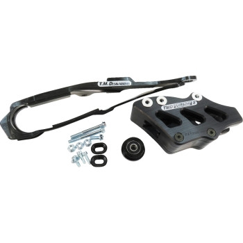 T.M. Designworks - T.M. Designworks Dirt Cross Multi-Purpose Chain Slide-N-Guide Kit FE2 Guide - Black - DCK-OR17-BK