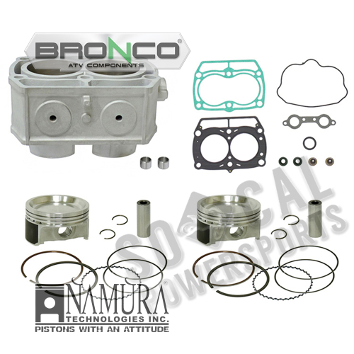 Bronco - Bronco Big Bore Cylinder Kit - 2.00mm Oversize to 80.00mm Bore - AT-09478K