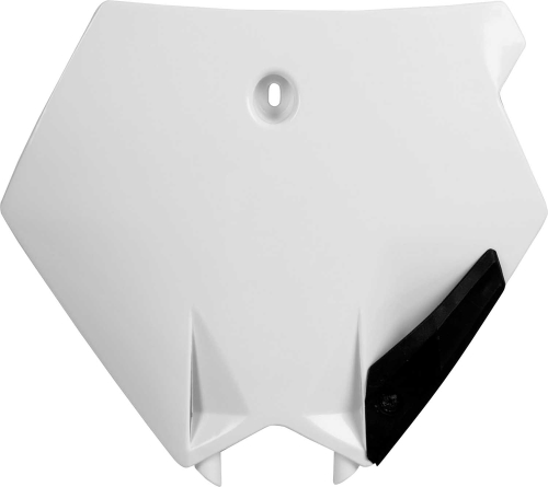 Polisport - Polisport Front Number Plate - KTM White - 8662400003