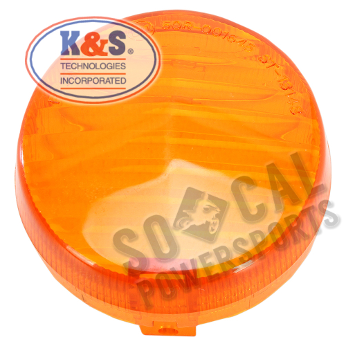 K&S Technologies - K&S Technologies Replacement Turn Signal Lens - Amber - 25-1270