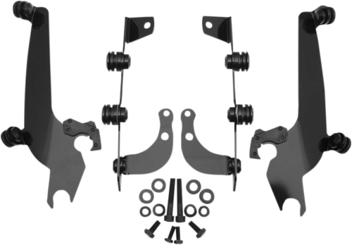 Memphis Shades - Memphis Shades Trigger-Lock Mount Kit for Sportshield Windshields - Black - MEB8918