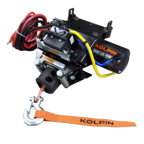 Kolpin - Kolpin Synthetic Quick Mount Winch - 3500lbs. - 26-1030