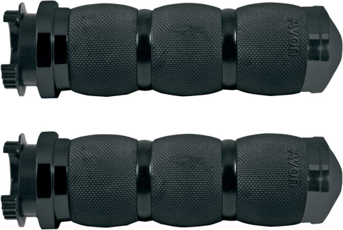 Avon Grips - Avon Grips Air Cushioned Grips - Black - MT-AIR-90-ANO