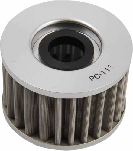 PC Racing - PC Racing FLO Drop In Stainless Steel Oil Filter - Polished - PC111
