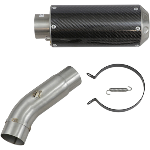 Hotbodies Racing - Hotbodies Racing MGP II Growler Slip-On - Carbon Fiber Muffler - 50901-2404