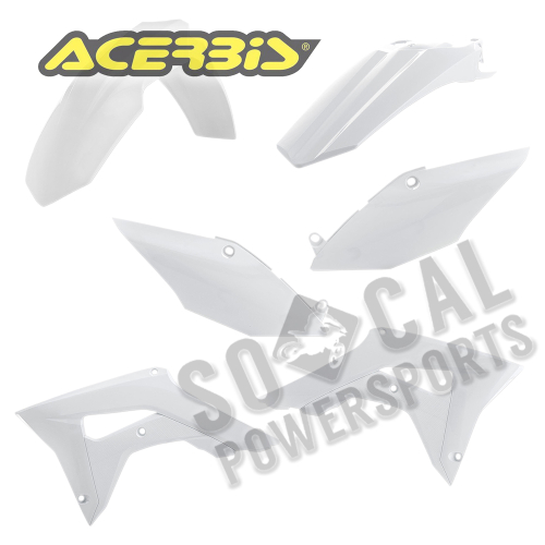 Acerbis - Acerbis Plastic Kit - White - 2630690002
