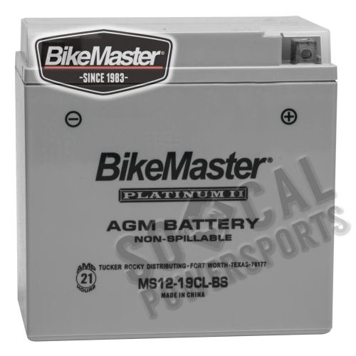 BikeMaster - BikeMaster AGM Platinum II Battery - 780722