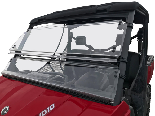 Spike Powersports - Spike Powersports D-2 Full Tilting Windshield - CANAMWS3000