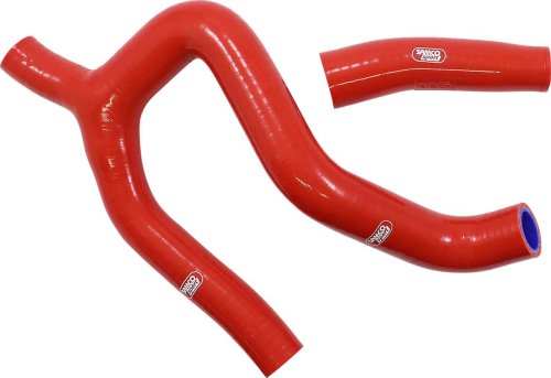 Moose Racing - Moose Racing Race Fit Radiator Hose Kit without Clamps - Red - KTM-106 RD