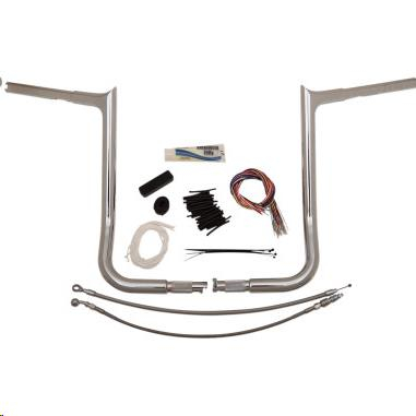 Fat Baggers, Inc. - Fat Baggers, Inc. 1-1/4in. EZ Install Handlebar Kit with Pointed Top Handlebars - Chrome - 909116