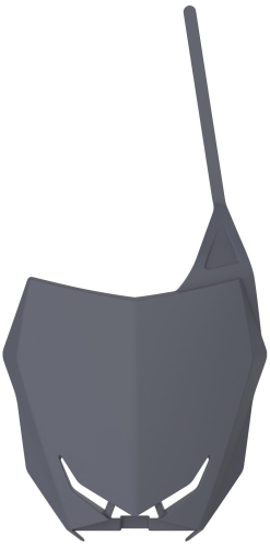 Polisport - Polisport Front Number Plate - Nardo Grey - 8666600003