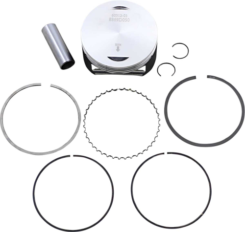 Wossner - Wossner Piston Kit - .50mm Oversize to 86.95mm - 8869D050