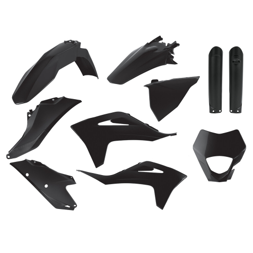Polisport - Polisport Plastic Kit - Black - 91028
