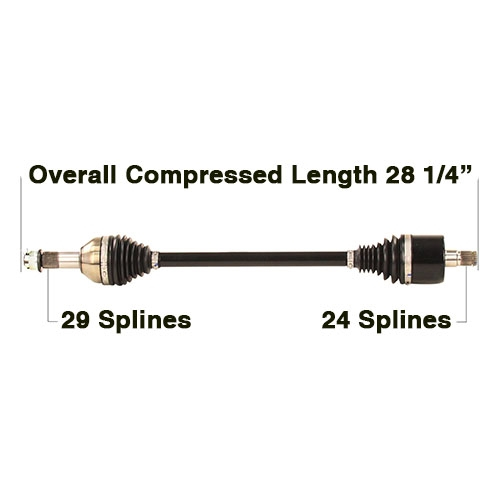 TYTANEUM - TYTANEUM Heavy Duty CV Axle - CAN-6078HD