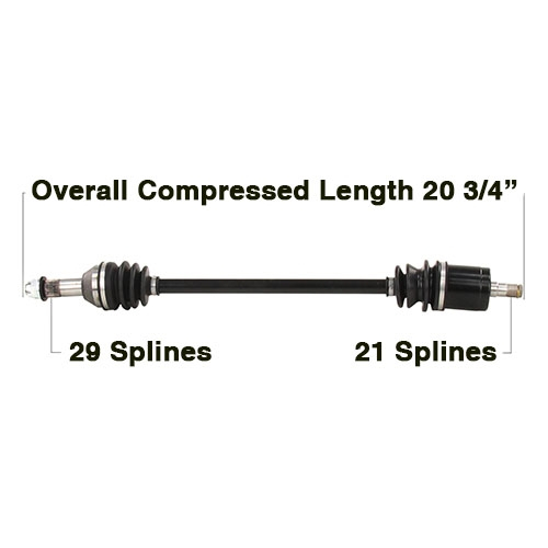 TYTANEUM - TYTANEUM Heavy Duty CV Axle - CAN-6079HD